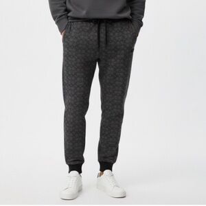 COACH Essential Signature Jogger Black and Grey Size Small Luxury Minimalist